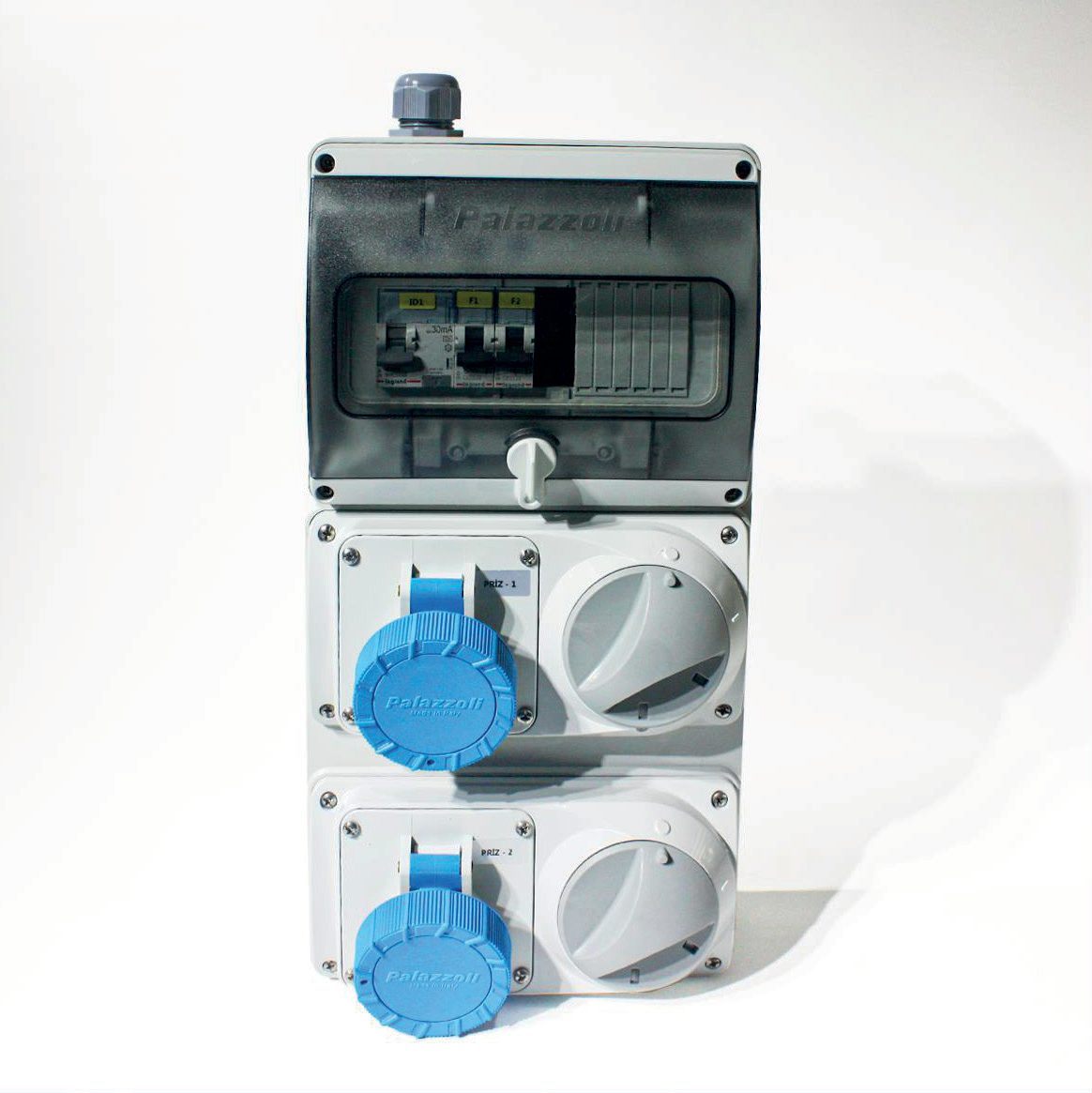 Novsen IP55 Şeffaf Kombinasyon Panosu 2ad. 3x16A