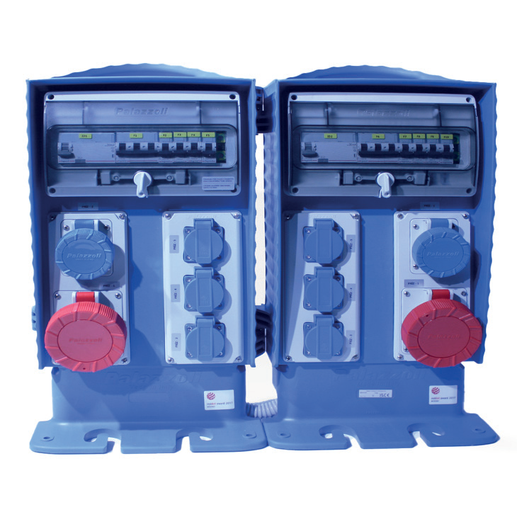 Novsen IP54 Janus Kombinasyon Panosu 6 ad. Schuko 16A, 2 ad. 3x16A, 2 ad. 5x32A