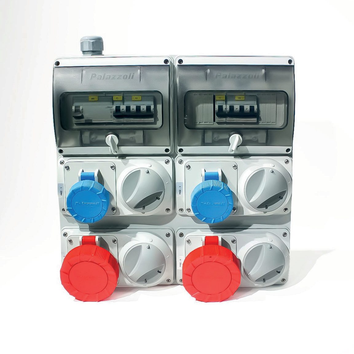 Novsen IP55 Kombinasyon Panosu 2ad. 3x16A, 2ad. 5x32A Klitli Priz
