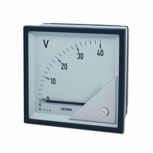 90° DC Voltmetre — Direkt & Bölücü Girişli