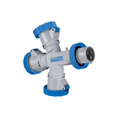 16/32 A Endüstriyel Çoklayıcı Fiş (3 Prizli), 50-60 Hz